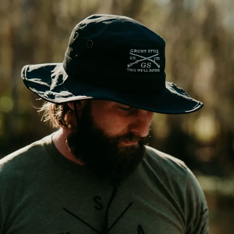 Boonie Hat - Black sold by Grunt Style
