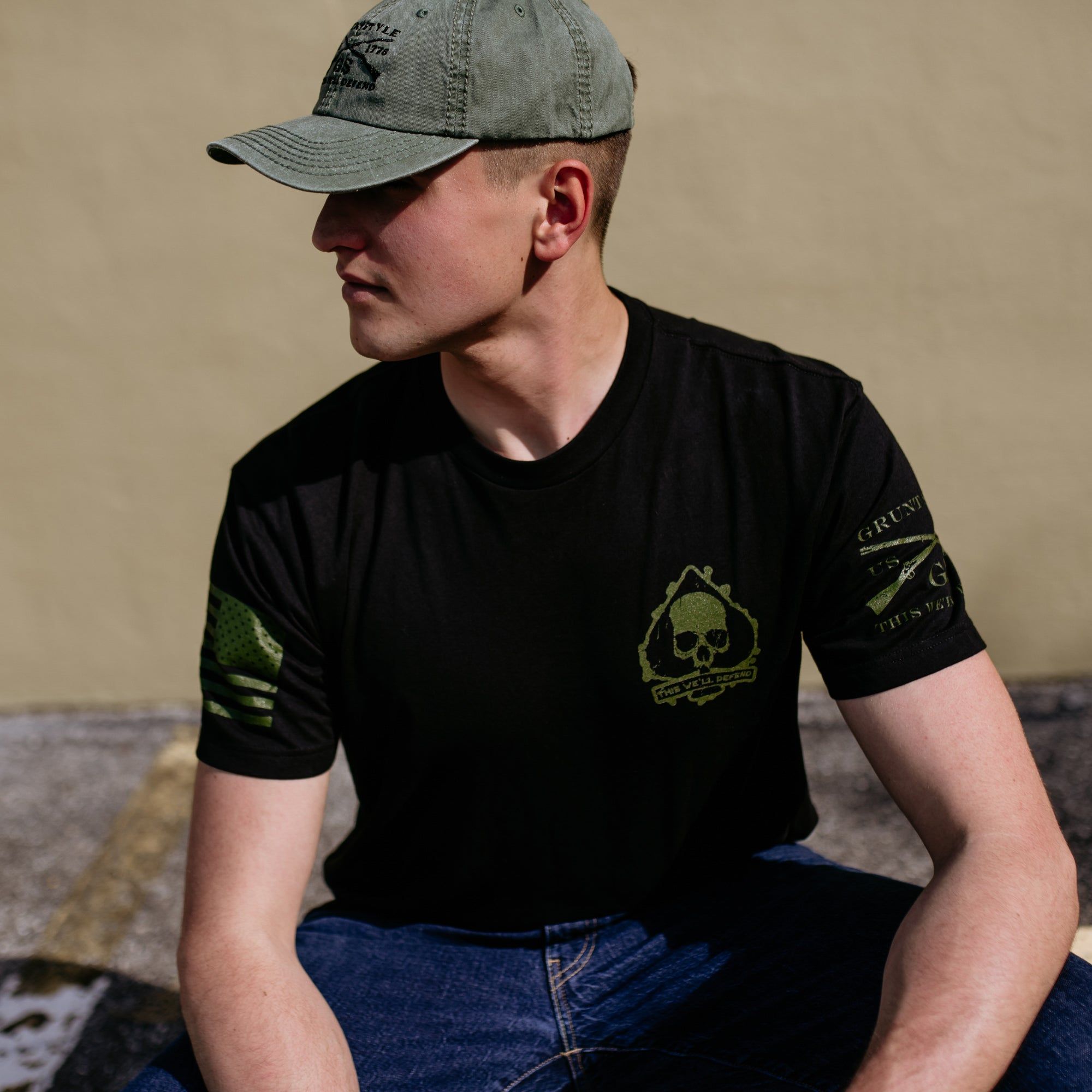 Patriot Seal T-Shirt - Black sold by Grunt Style product image thumbnail 2