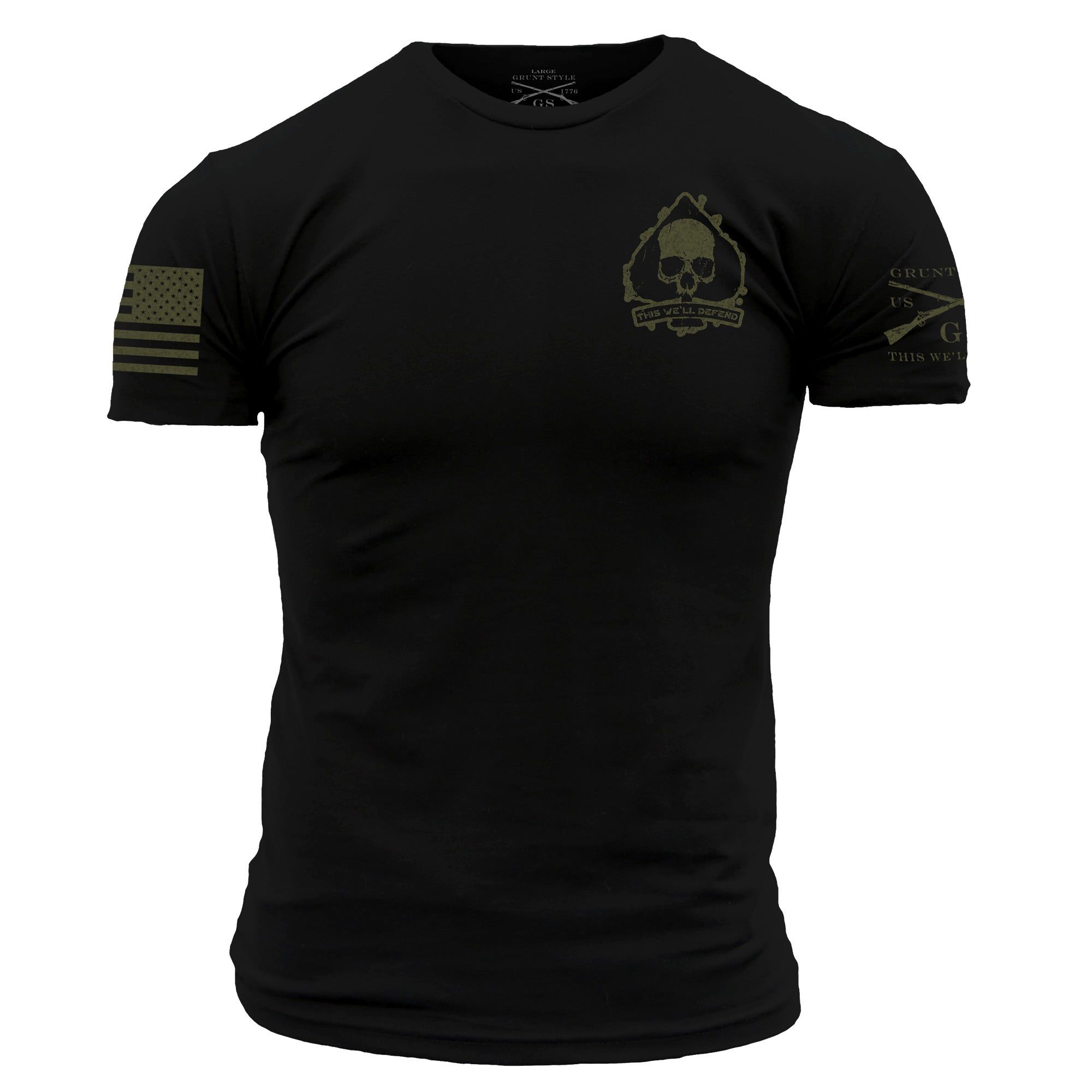 Patriot Seal T-Shirt - Black sold by Grunt Style product image thumbnail 6