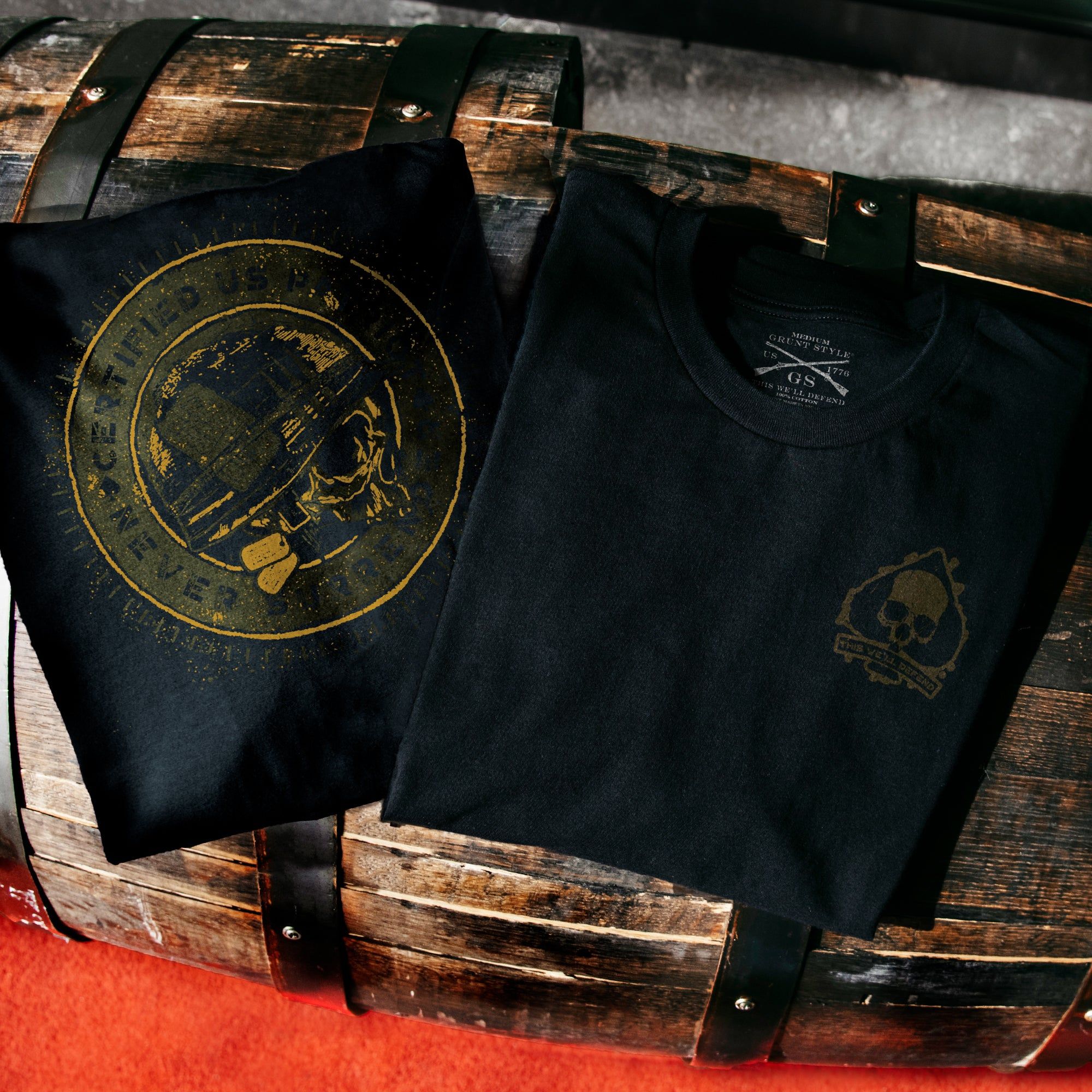Patriot Seal T-Shirt - Black sold by Grunt Style product image thumbnail 4