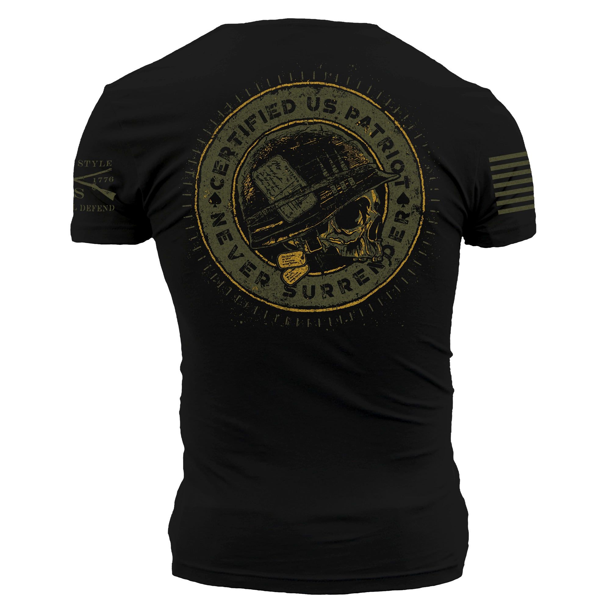 Patriot Seal T-Shirt - Black sold by Grunt Style product image thumbnail 7