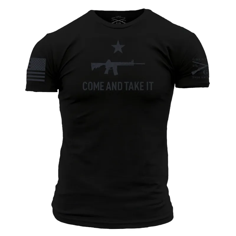 Come and Take It - 2A Edition T-Shirt - Black sold by Grunt Style