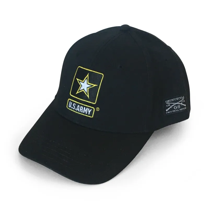 Army - U.S. Army Embroidered Logo Hat sold by Grunt Style