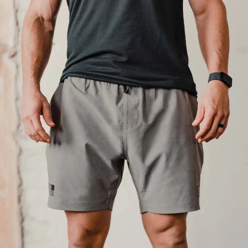 Utility Shorts 2.0 - Light Grey sold by Grunt Style