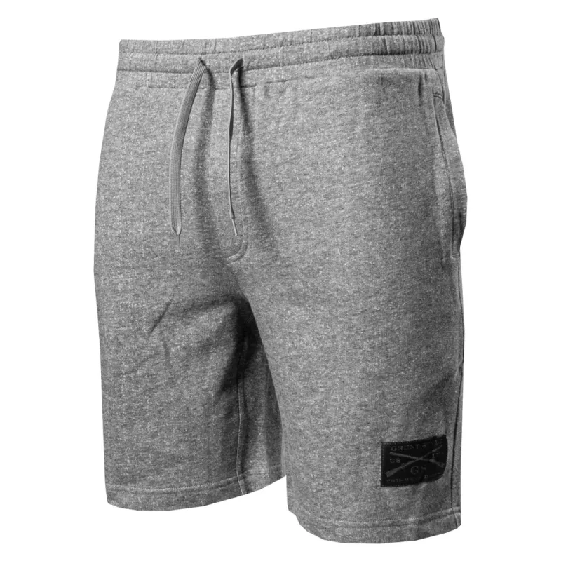 Men's Sweat Shorts - Heather Grey sold by Grunt Style