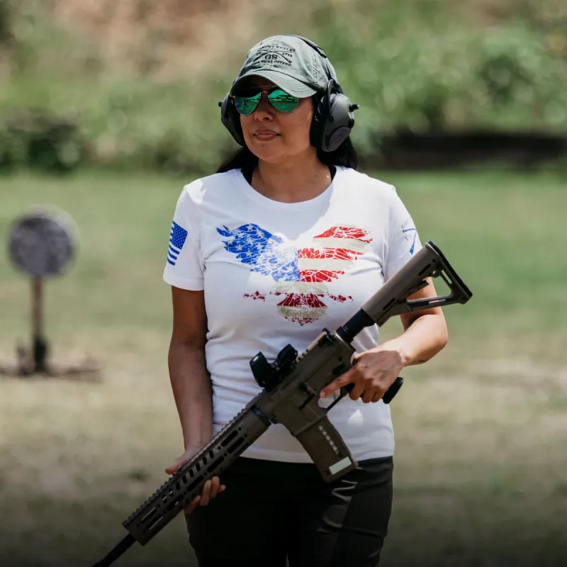 Women's Freagle T-Shirt - White sold by Grunt Style