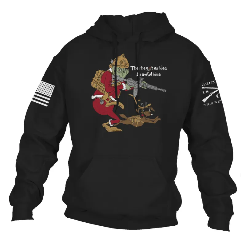 Operator Grinch Hoodie - Black sold by Grunt Style