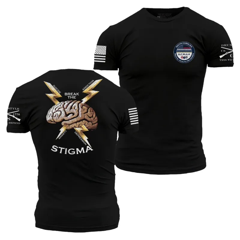 Break the Stigma - South Carolina Mental Health for Heroes sold by Grunt Style