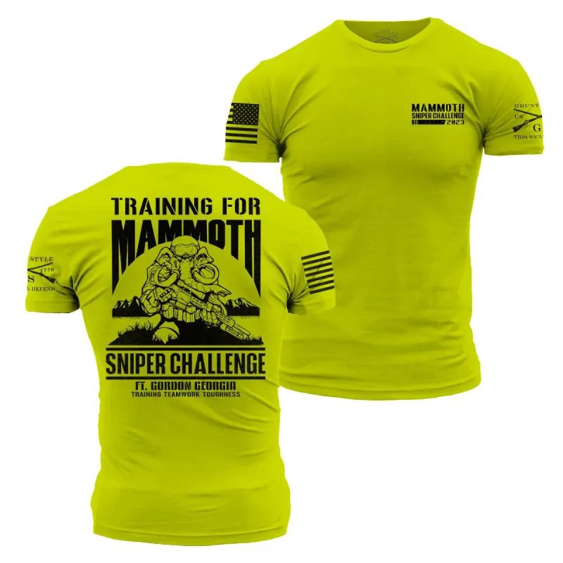 Mammoth Sniper Challenge Training Tee 2023 sold by Grunt Style