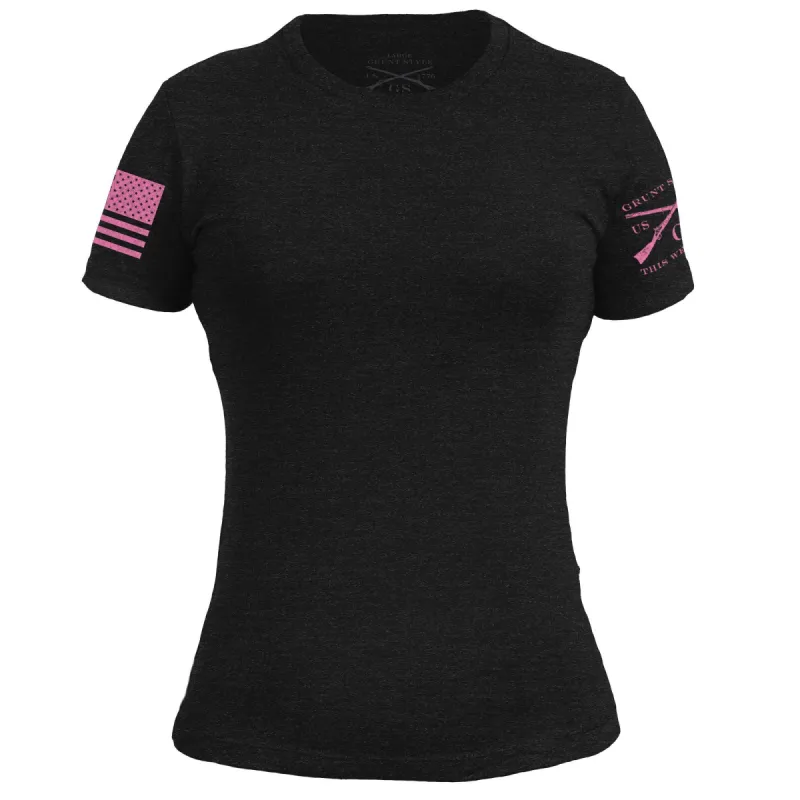 Women's Basic Crew - Black sold by Grunt Style
