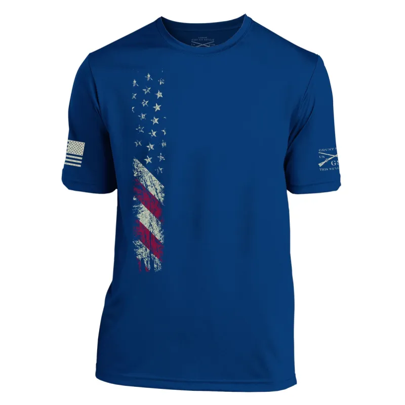 Men's True Colors Battle T-Shirt - Royal sold by Grunt Style