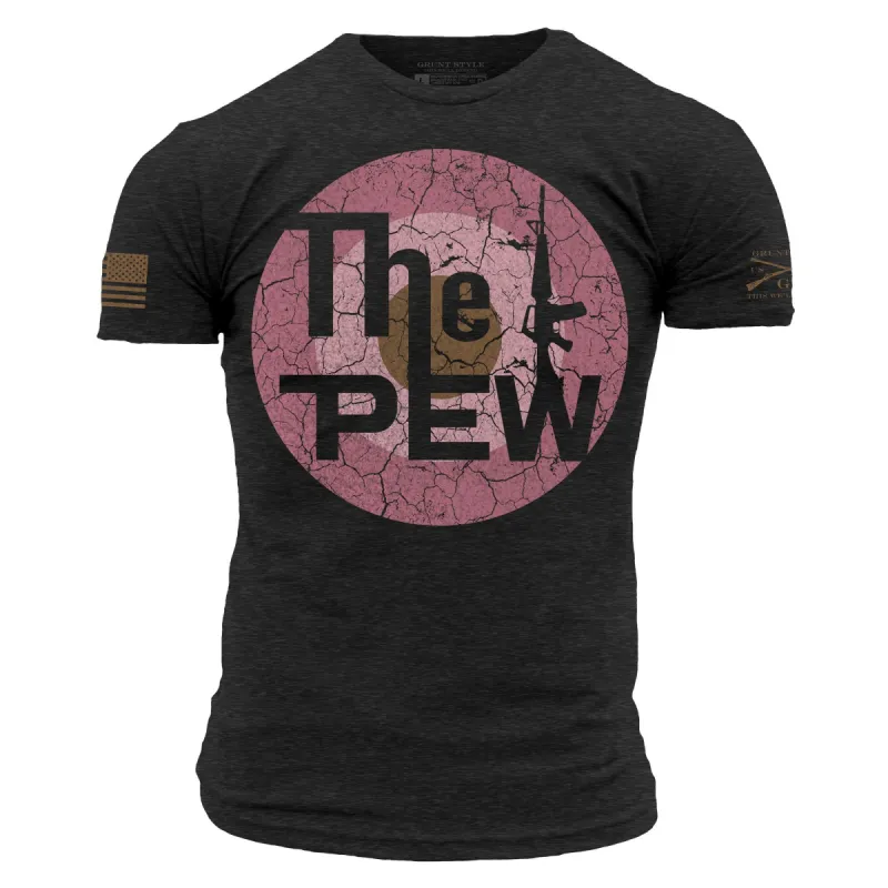 Men's The Pew T-Shirt - Vintage Black sold by Grunt Style