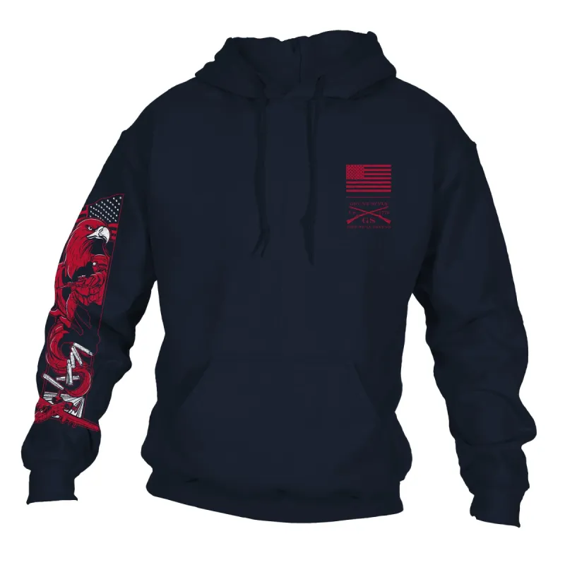 Freedom Dealer Hoodie - Navy sold by Grunt Style