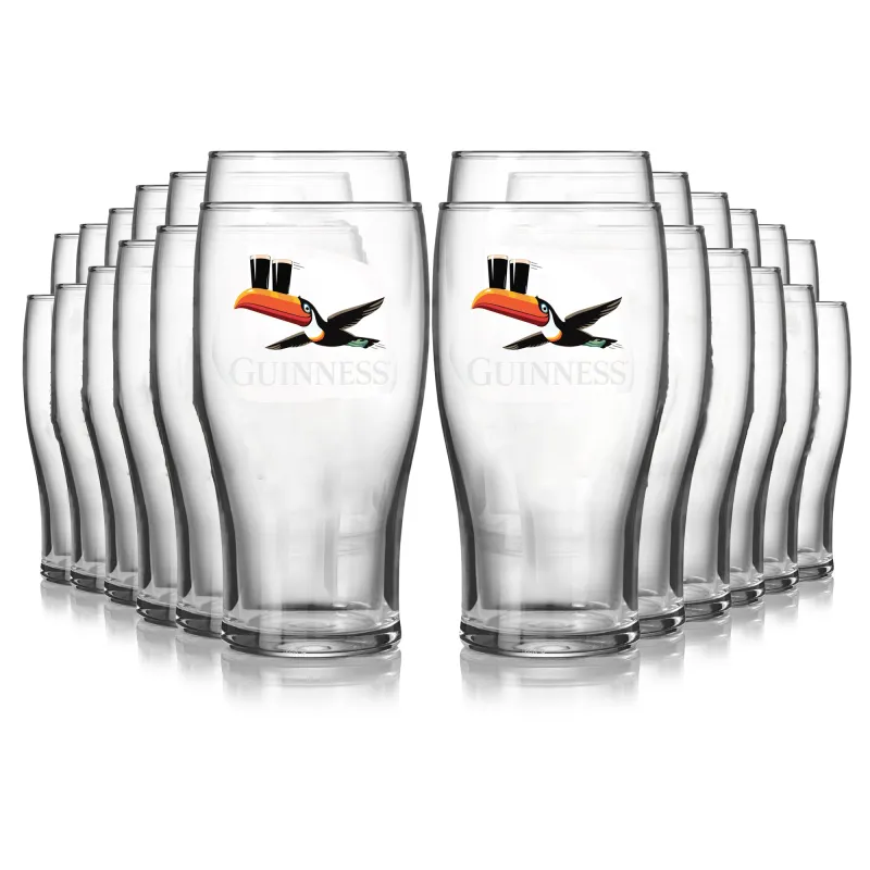 Guinness Gilroy Flying Toucan Pint Glass - 24 Pack sold by Guinness