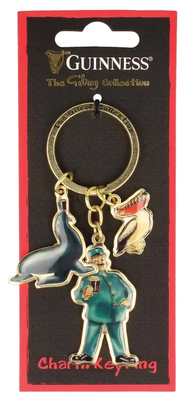 Guinness Gilroy Charm Keyring Toucan made by Guinness