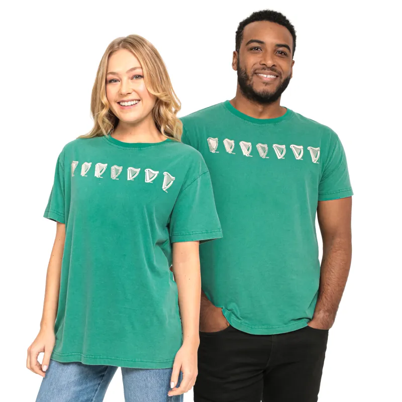 Green Evolution Harp Premium Tee made by Guinness