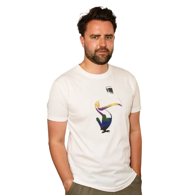 Guinness Liquid Toucan Tee - White made by Guinness