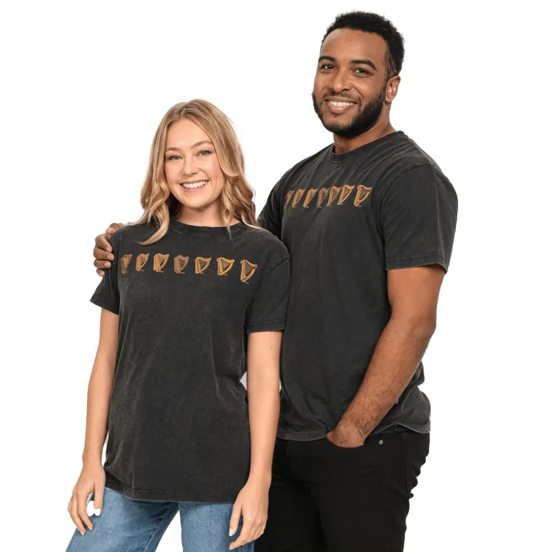 Black Evolution Harp Premium Tee made by Guinness