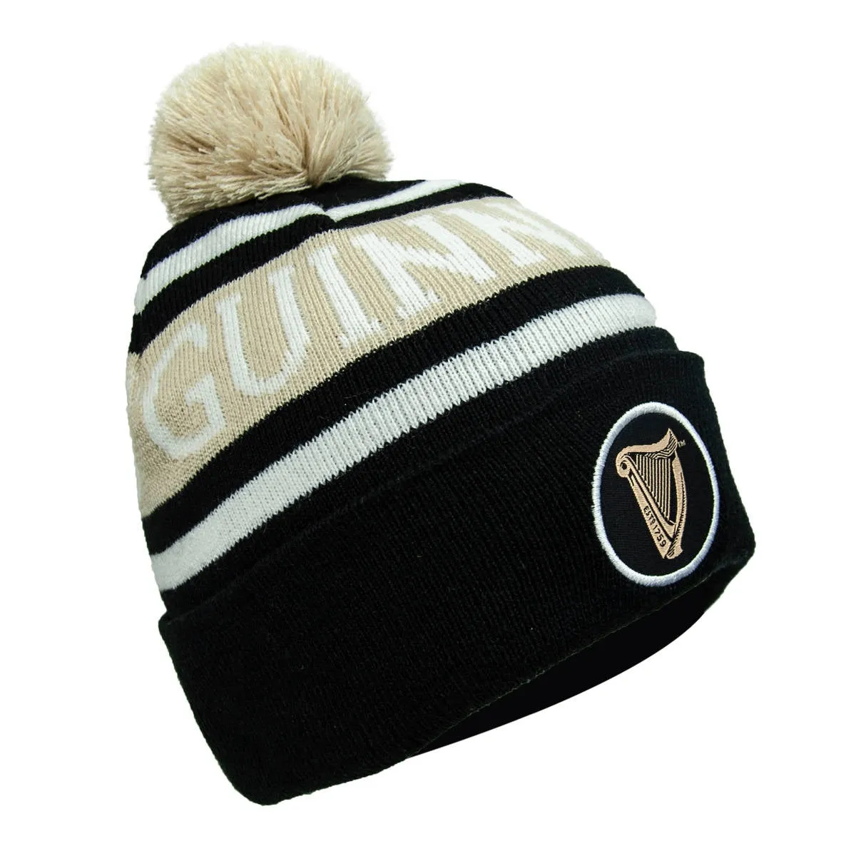 Guinness Black and White Premium Beanie sold by Guinness product image thumbnail 3