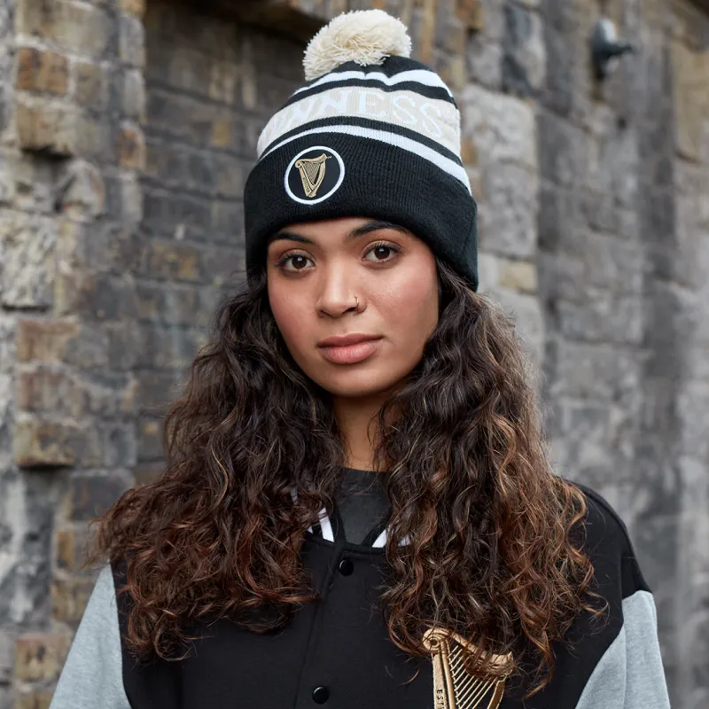 Guinness Black and White Premium Beanie made by Guinness