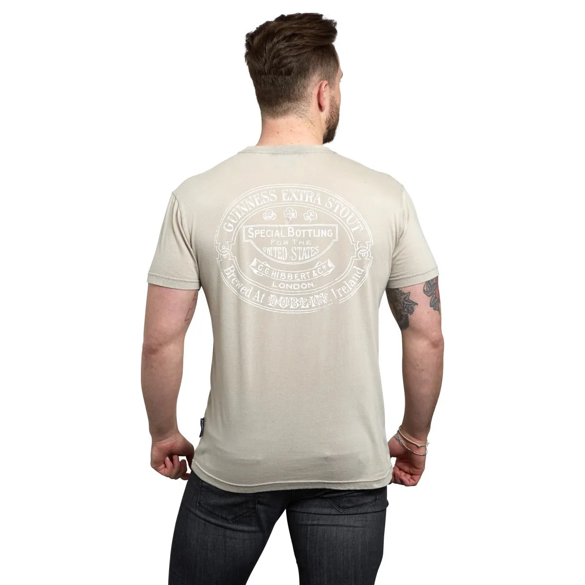 Beige Guinness Harp Premium Tee sold by Guinness product image thumbnail 4