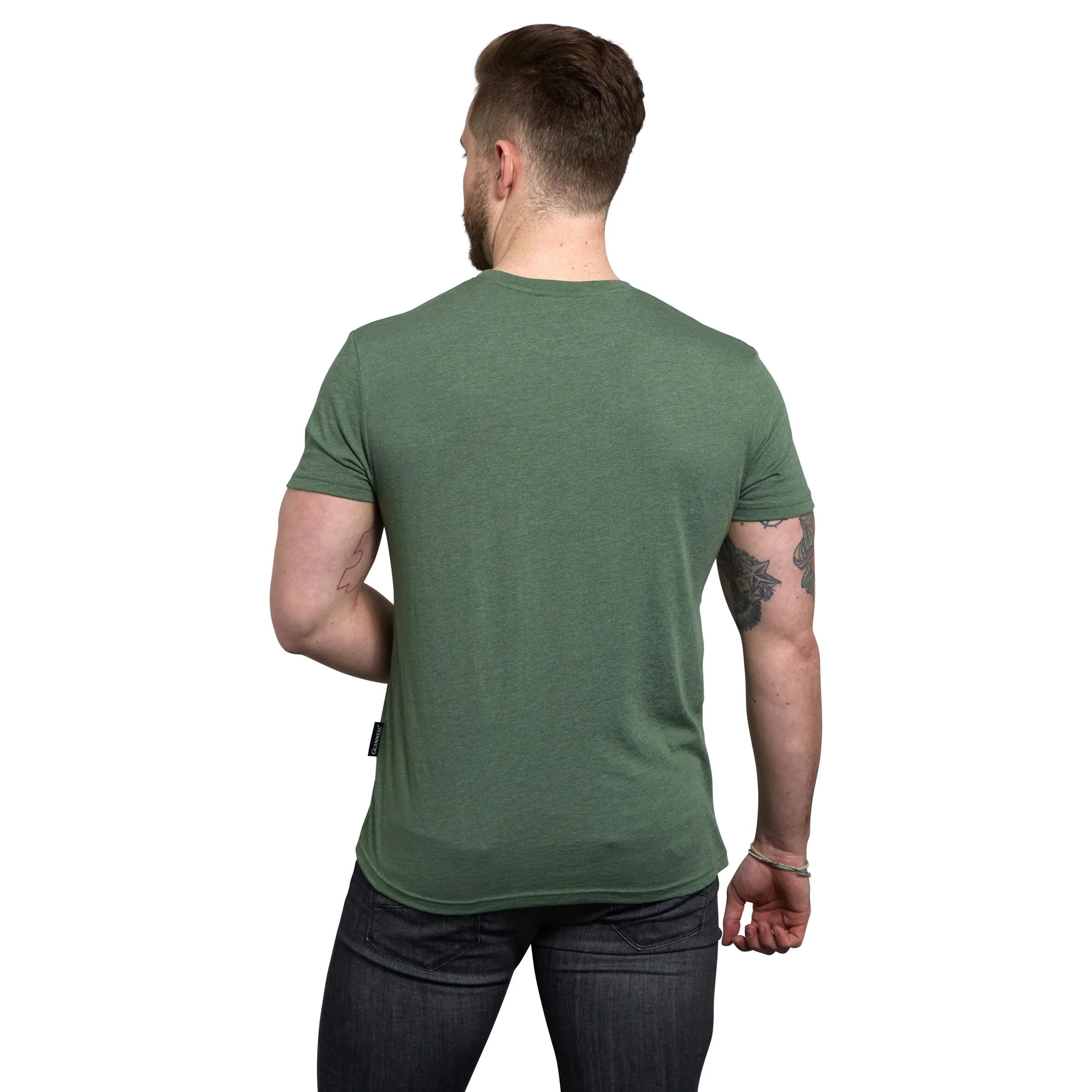 Guinness Green Distressed Label Tee sold by Guinness product image thumbnail 2