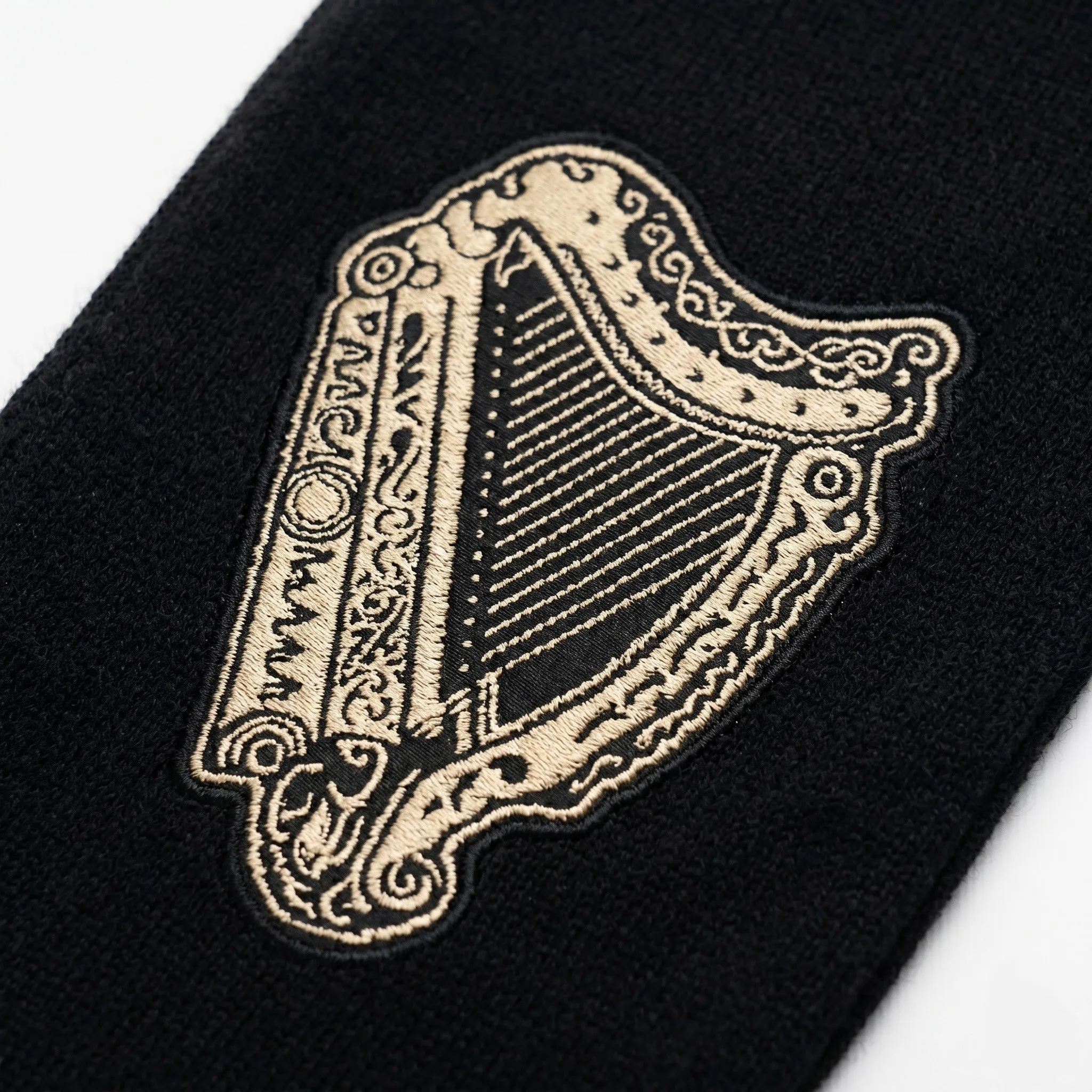 Guinness Black & Gold Sports Scarf – Vintage Harp Knit sold by Guinness product image thumbnail 3