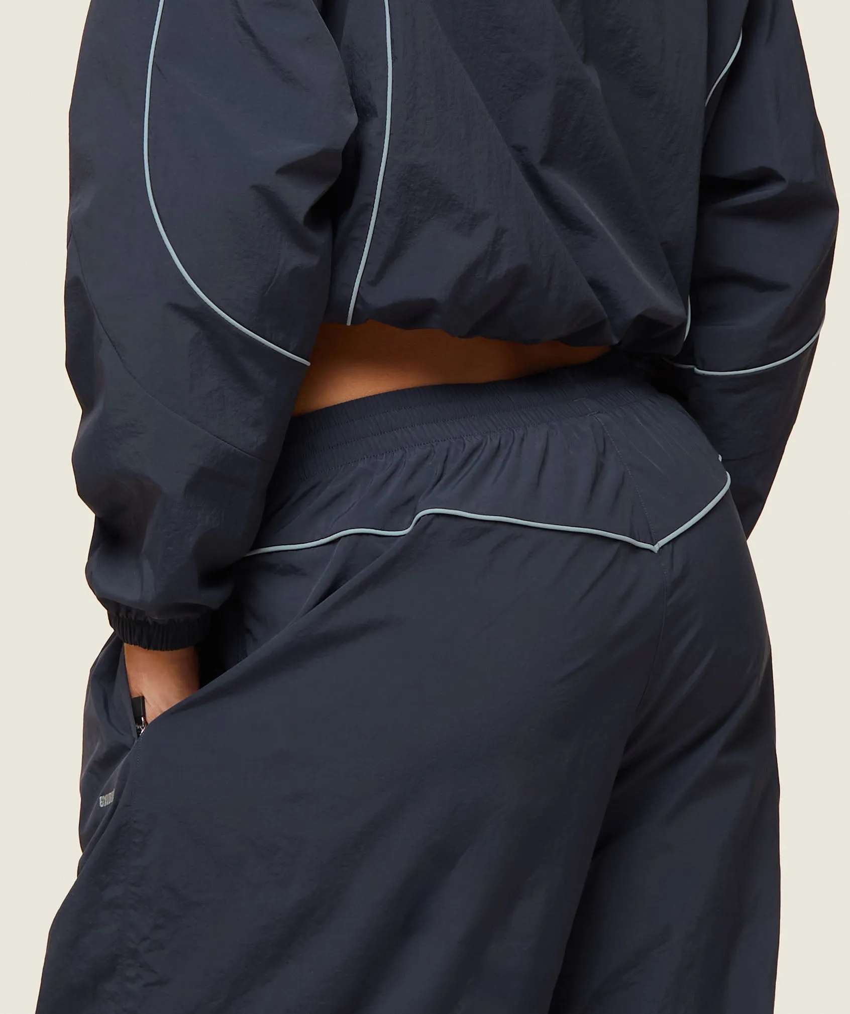 Gymshark everywear Retro Track Pants - Heavy Blue/Denim Grey sold by Gymshark product image thumbnail 3