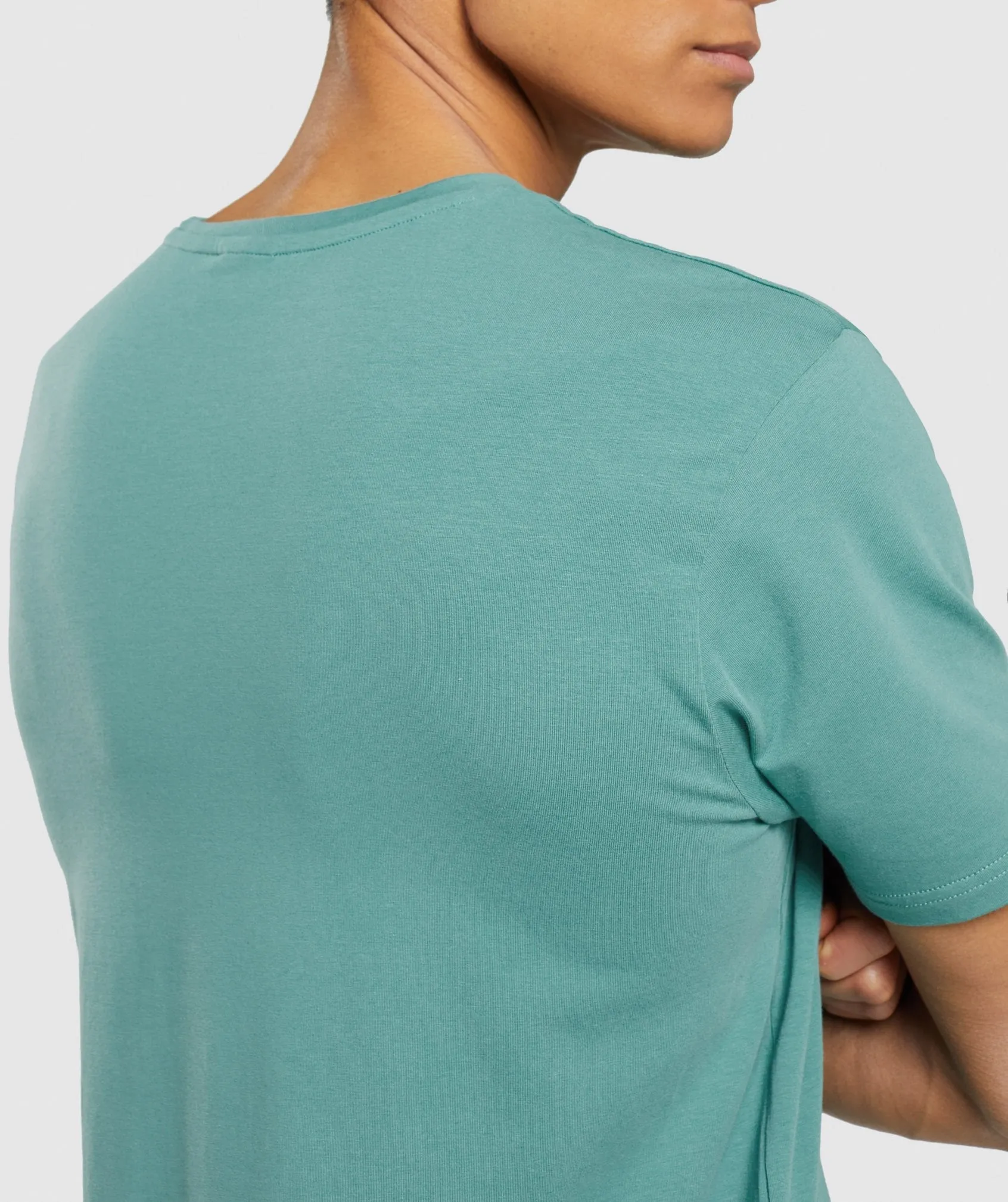 Gymshark Sharkhead Infill T-Shirt - Teal sold by Gymshark product image thumbnail 5