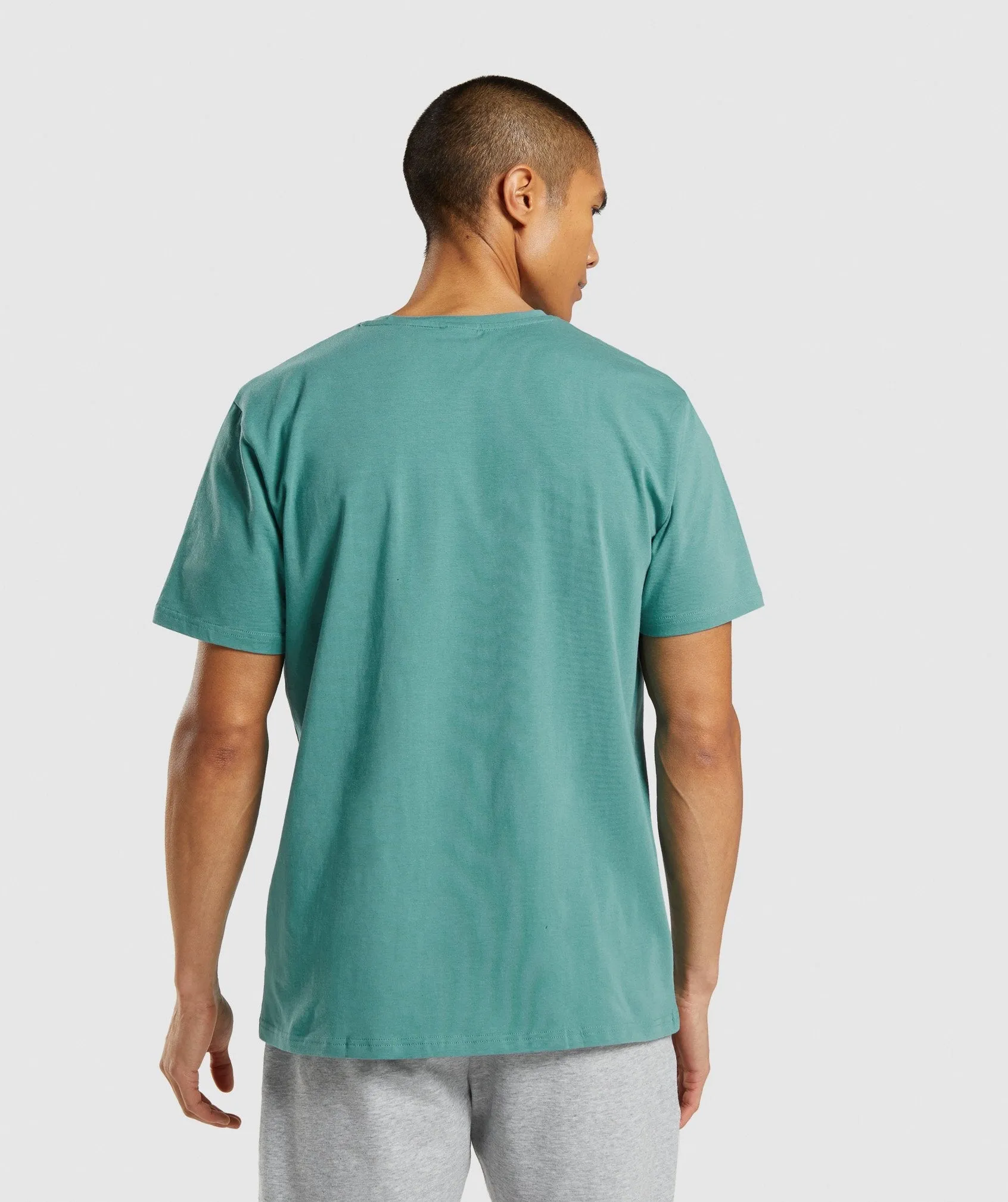 Gymshark Sharkhead Infill T-Shirt - Teal sold by Gymshark product image thumbnail 2