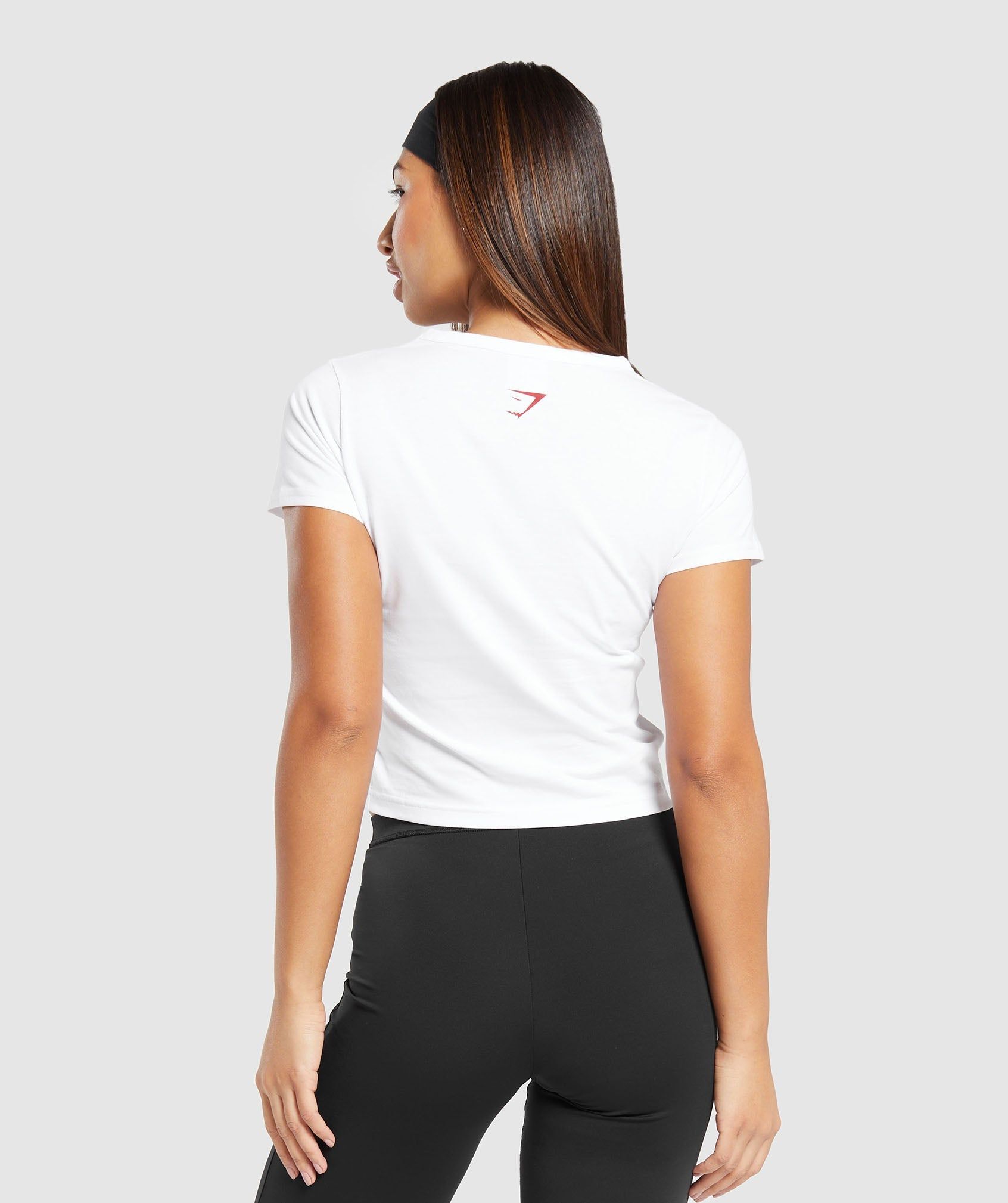 Gymshark Barbell Cherries Baby T-Shirt - White sold by Gymshark product image thumbnail 2