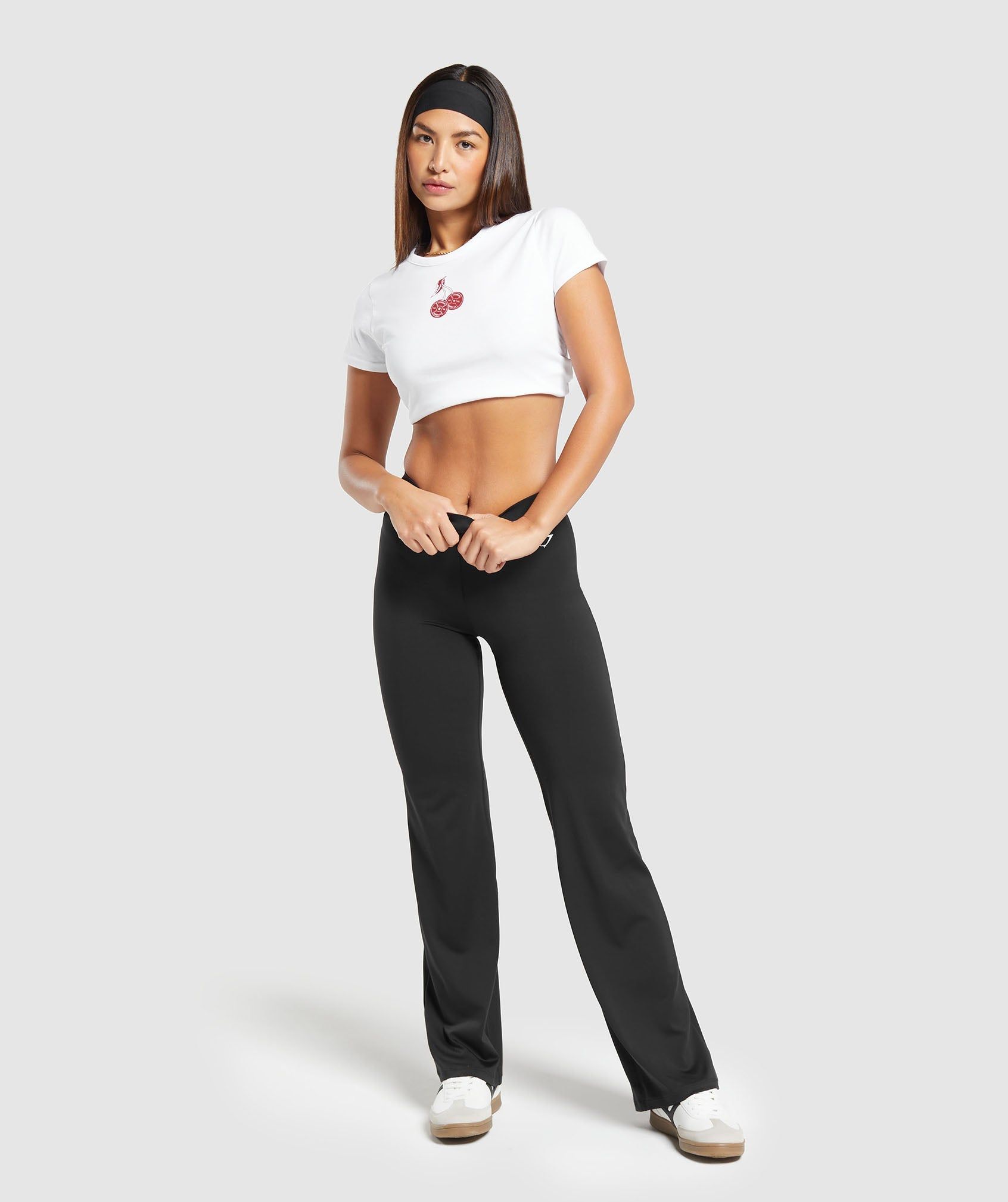 Gymshark Barbell Cherries Baby T-Shirt - White sold by Gymshark product image thumbnail 4