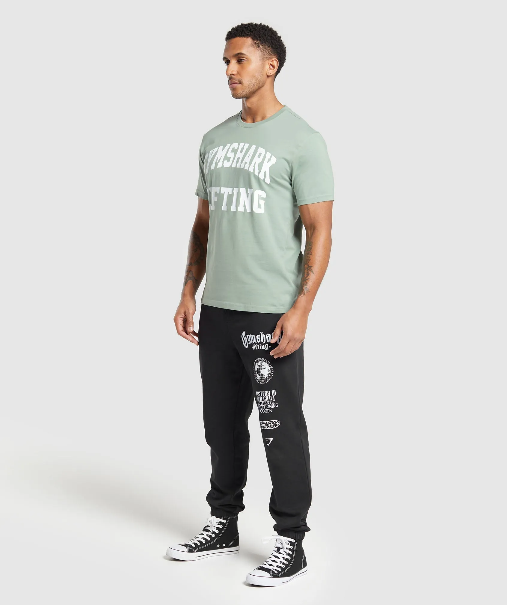 Gymshark Lifting Club T-Shirt - Dollar Green sold by Gymshark product image thumbnail 4