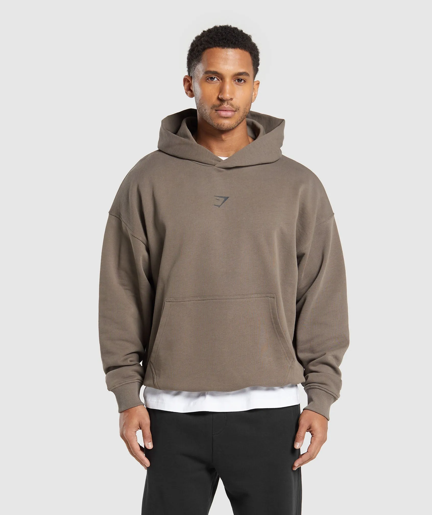 Gymshark Built in the UK Hoodie - Camo Brown sold by Gymshark product image thumbnail 2
