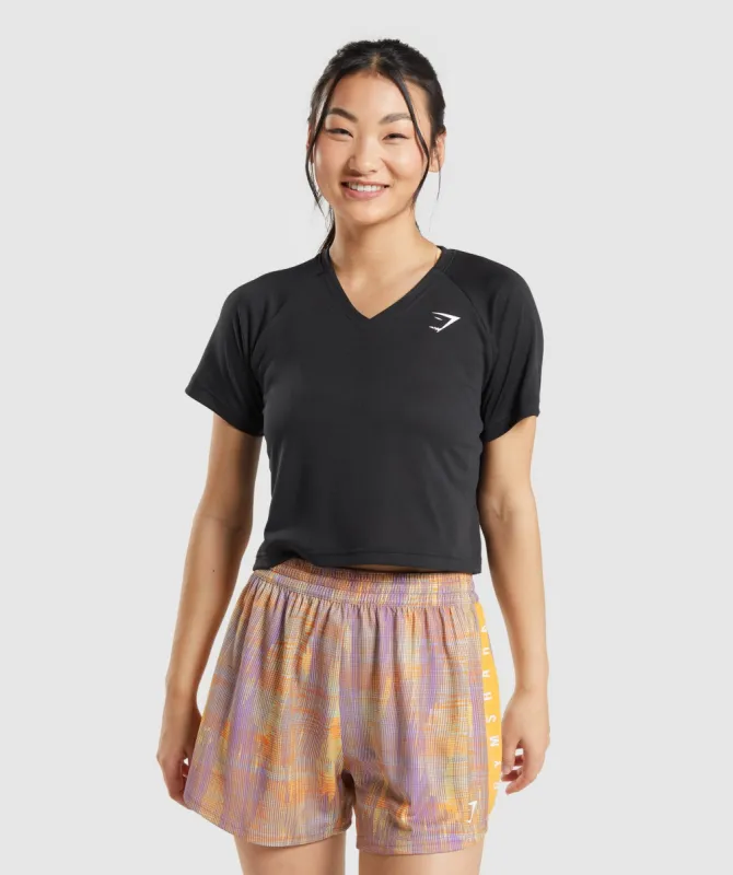 Gymshark Sport Midi T-Shirt - Black sold by Gymshark