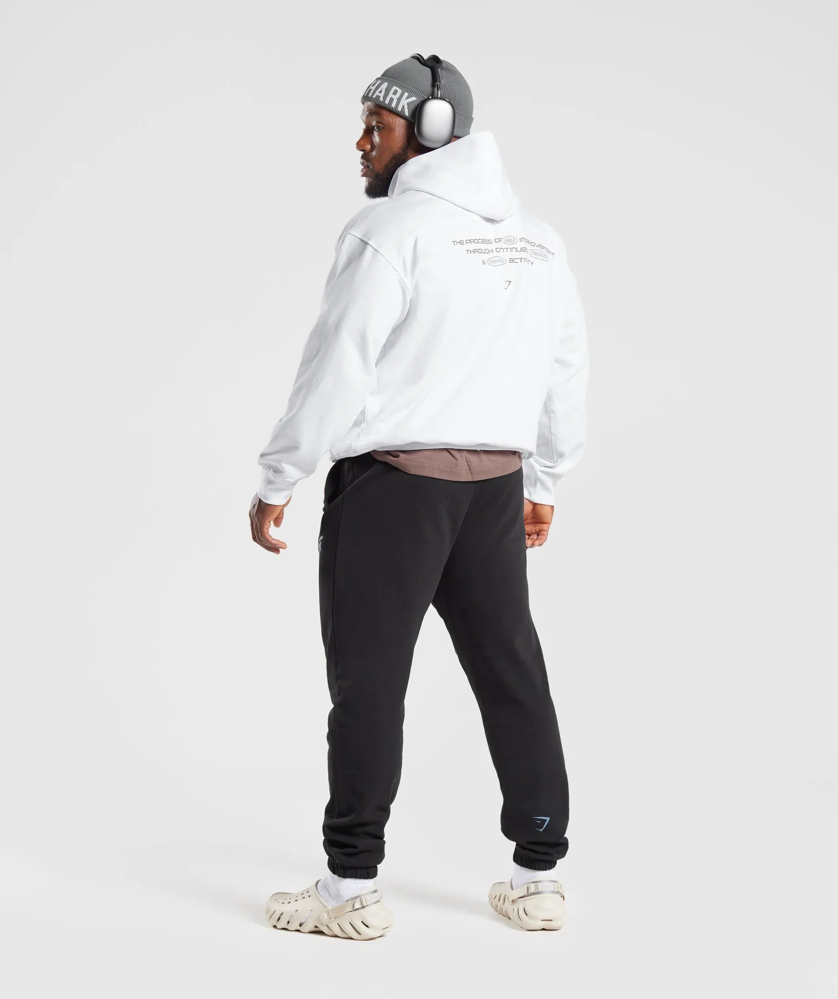 Gymshark Intergalactic Lifting Hoodie - White sold by Gymshark product image thumbnail 4