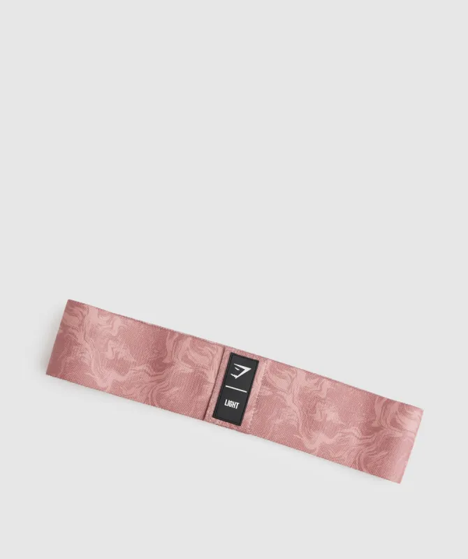 Gymshark Light Glute Band - Alice Pink Print sold by Gymshark