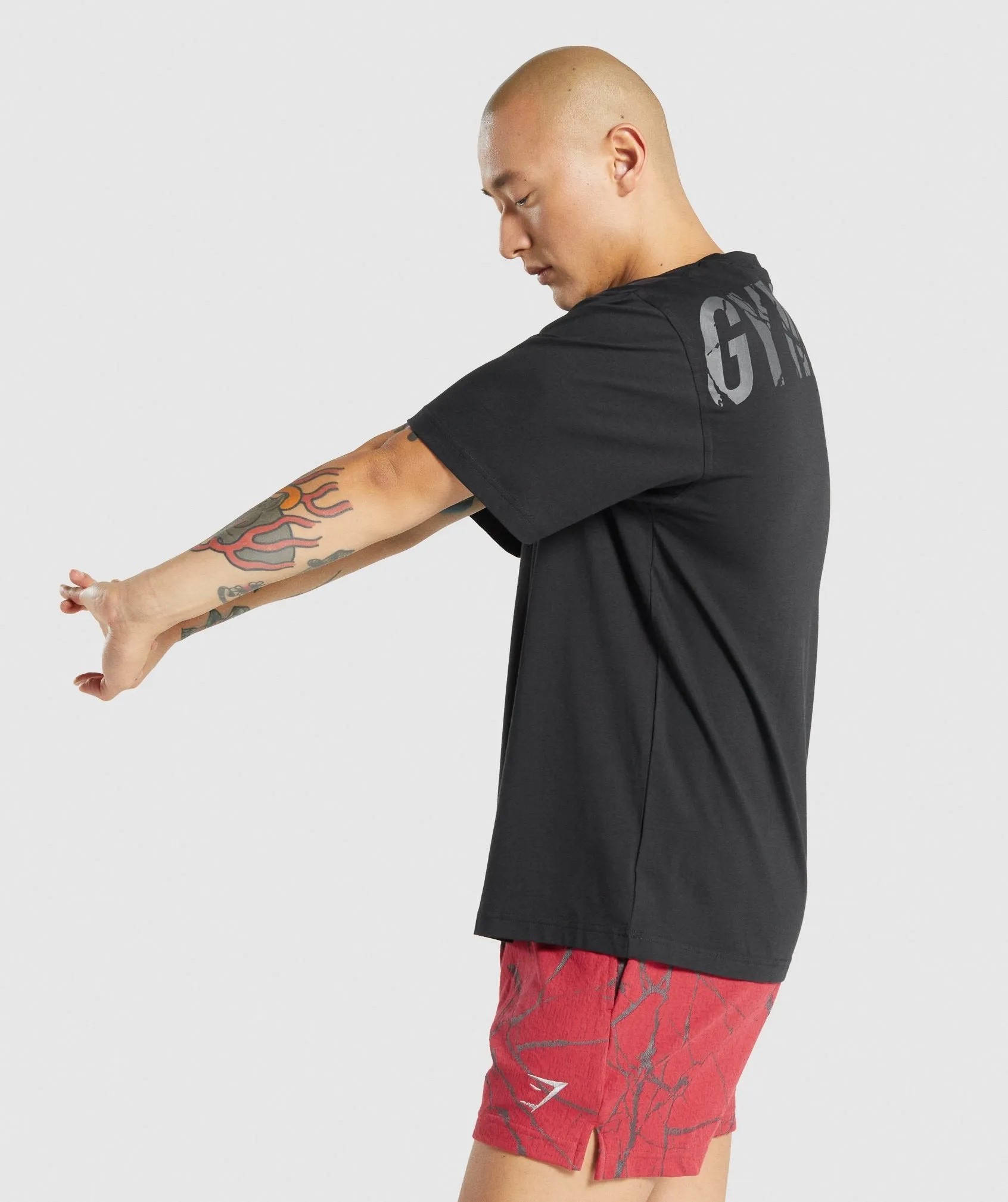 Gymshark Power T-Shirt - Black sold by Gymshark product image thumbnail 3