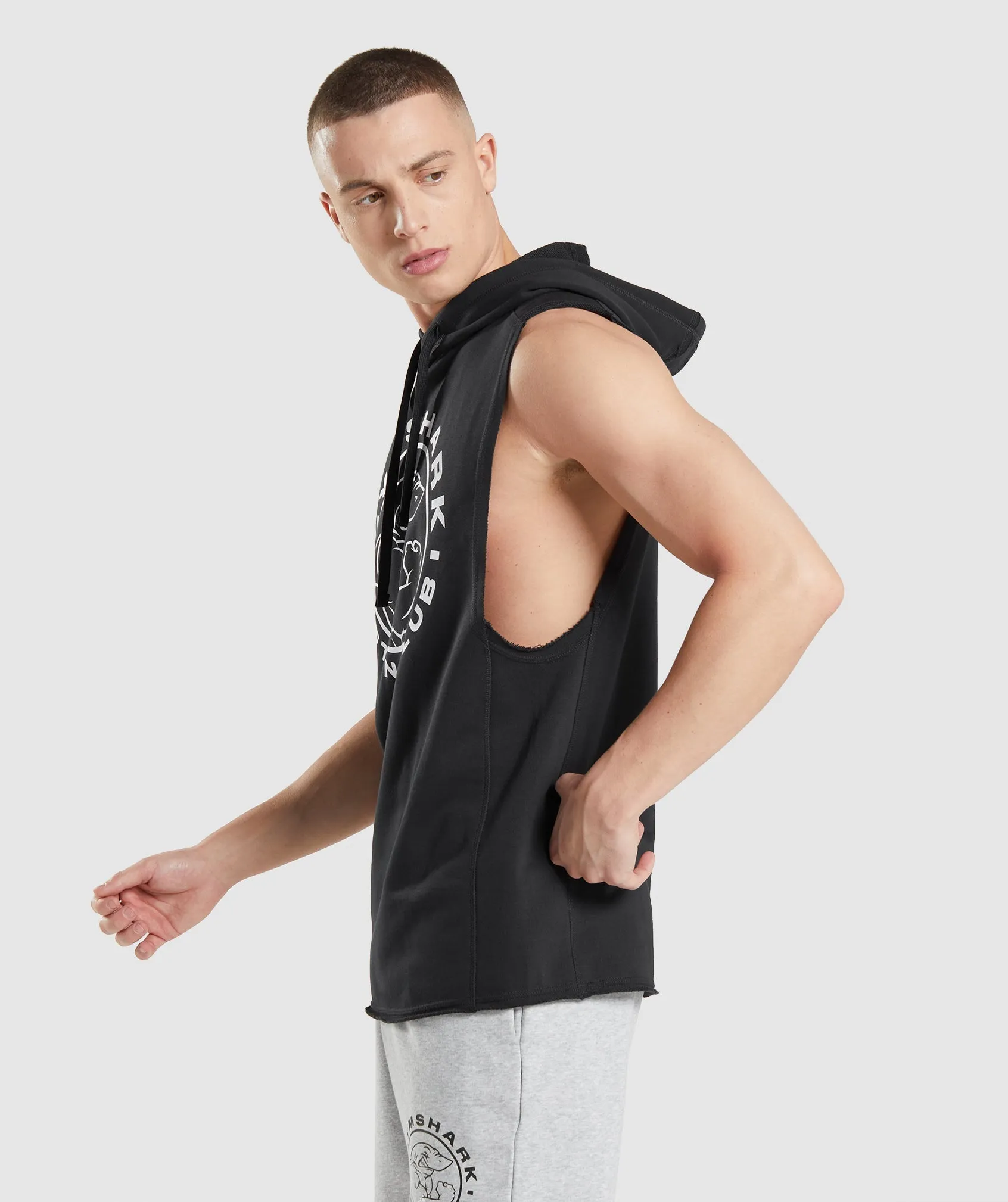 Gymshark Legacy Drop Arm Hoodie - Black sold by Gymshark product image thumbnail 3