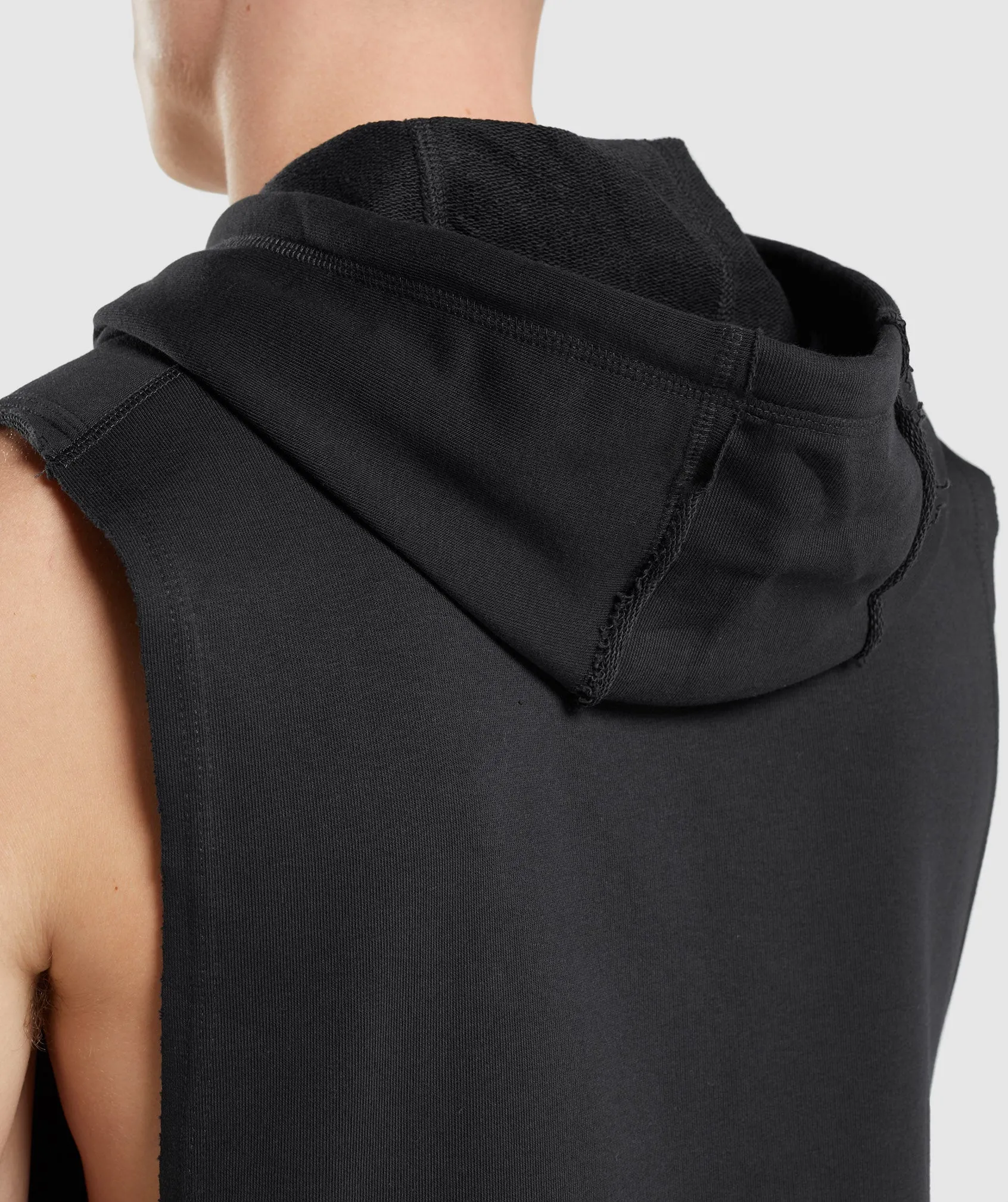 Gymshark Legacy Drop Arm Hoodie - Black sold by Gymshark product image thumbnail 5