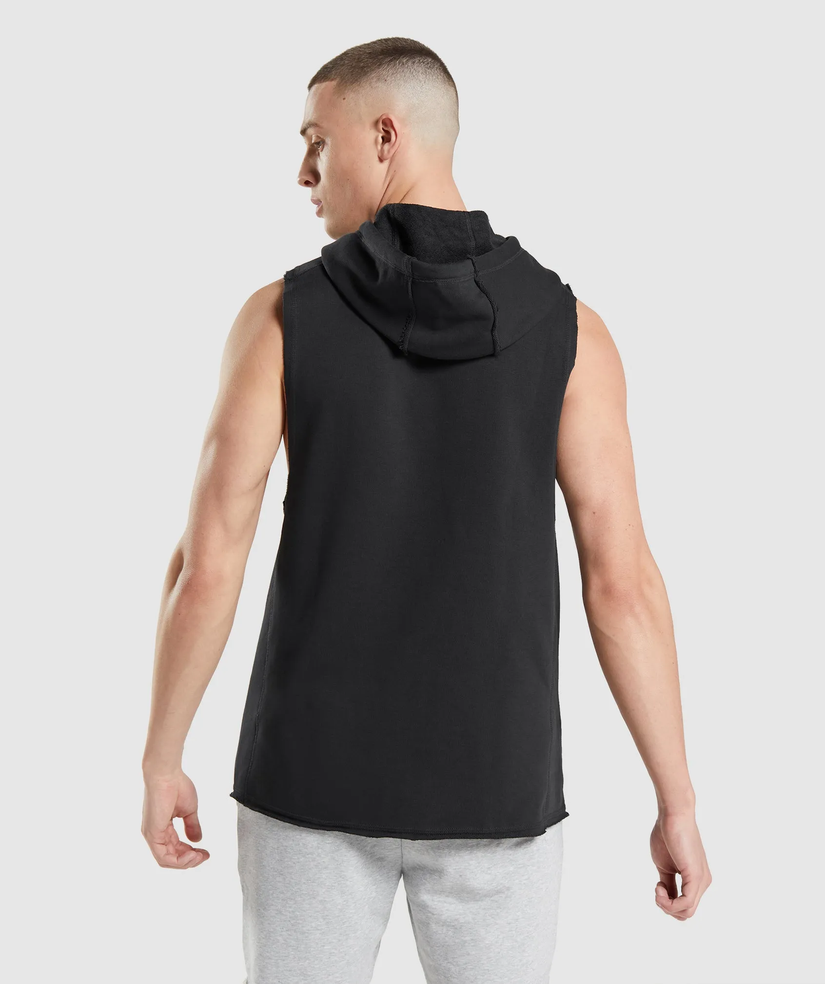 Gymshark Legacy Drop Arm Hoodie - Black sold by Gymshark product image thumbnail 2