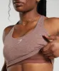 Gymshark Marl Racer Shelf Crop Tank- Rust Brown/Undyed Marl sold by Gymshark