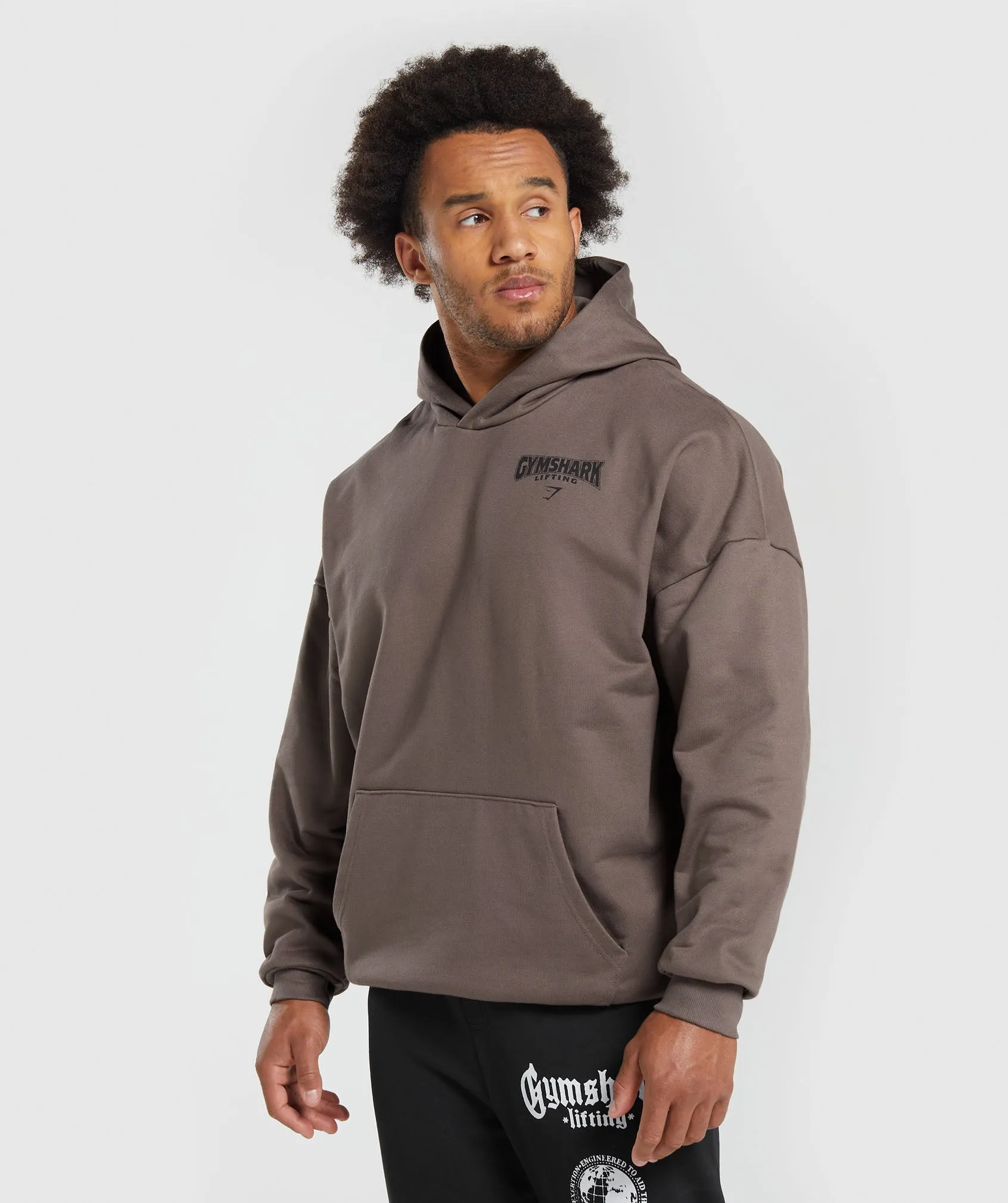 Gymshark Committed to the Craft Hoodie - Dusty Brown sold by Gymshark product image thumbnail 3
