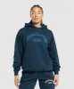 Gymshark Weightlifting Oversized Hoodie - Navy sold by Gymshark