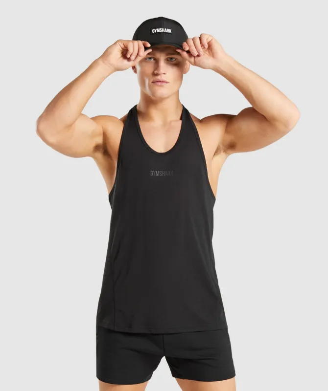 Gymshark Chalk Stringer - Black sold by Gymshark