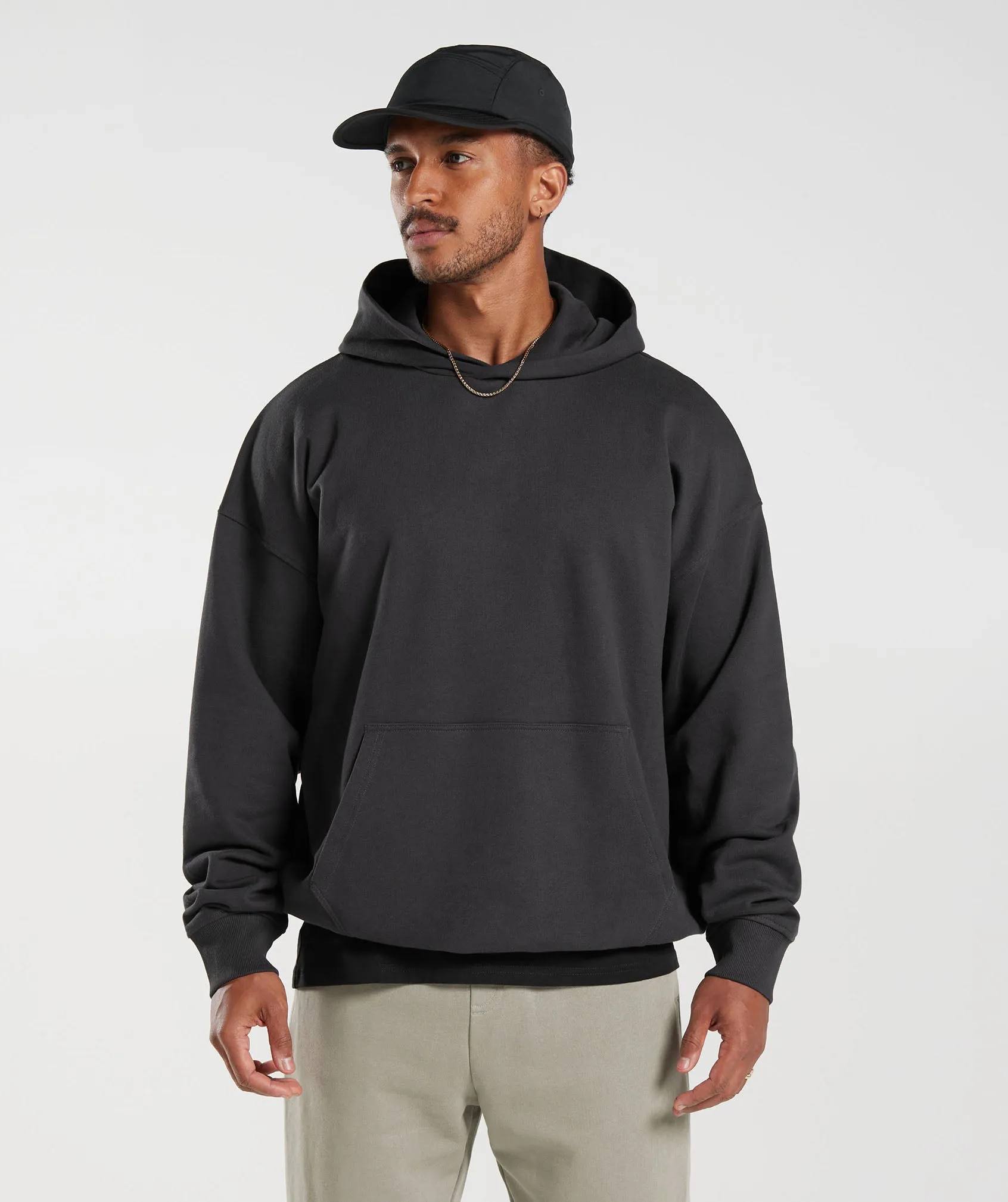 Gymshark Rest Day Essentials Hoodie - Onyx Grey sold by Gymshark