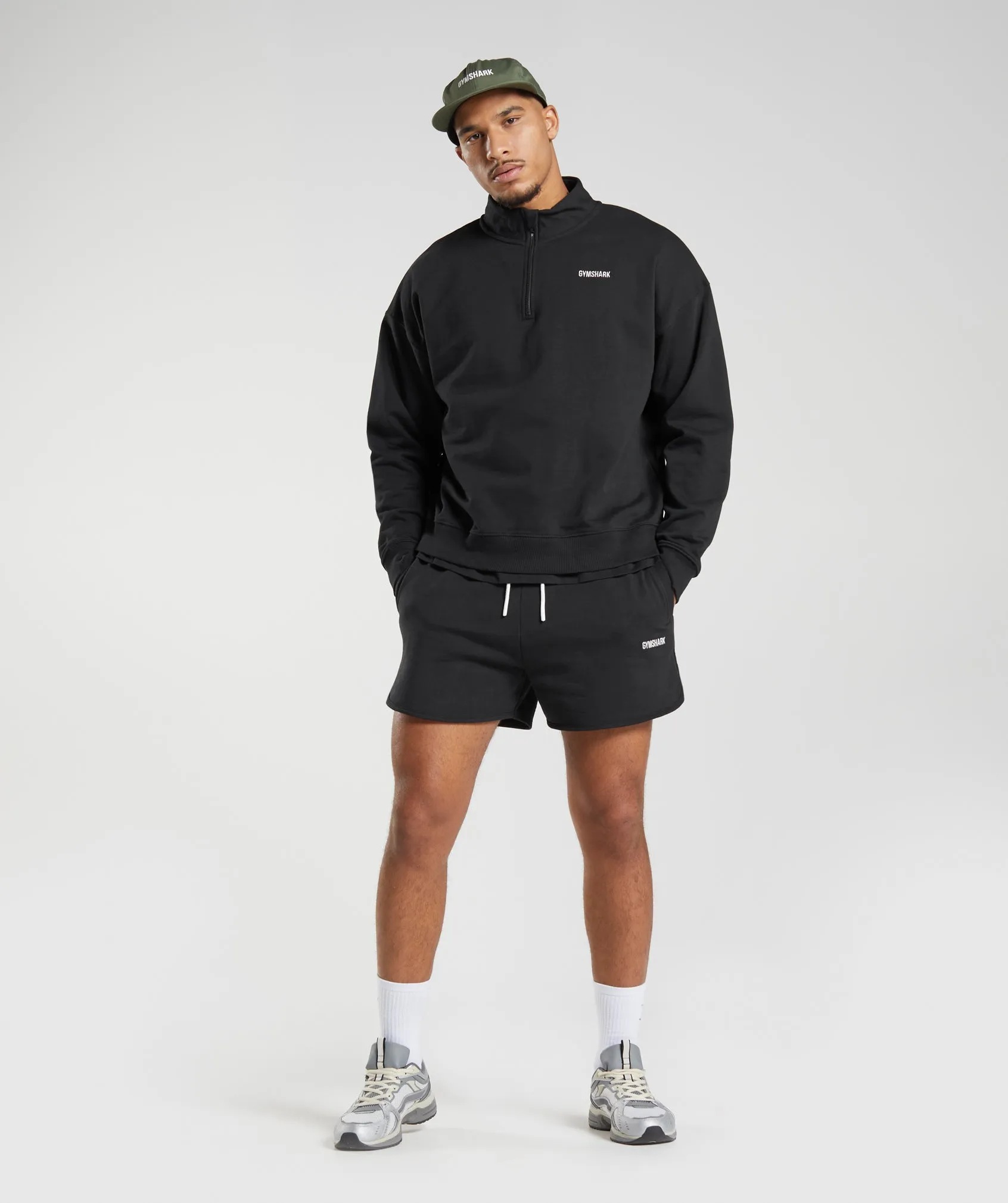 Gymshark Rest Day Sweats 1/4 Zip - Black sold by Gymshark product image thumbnail 5