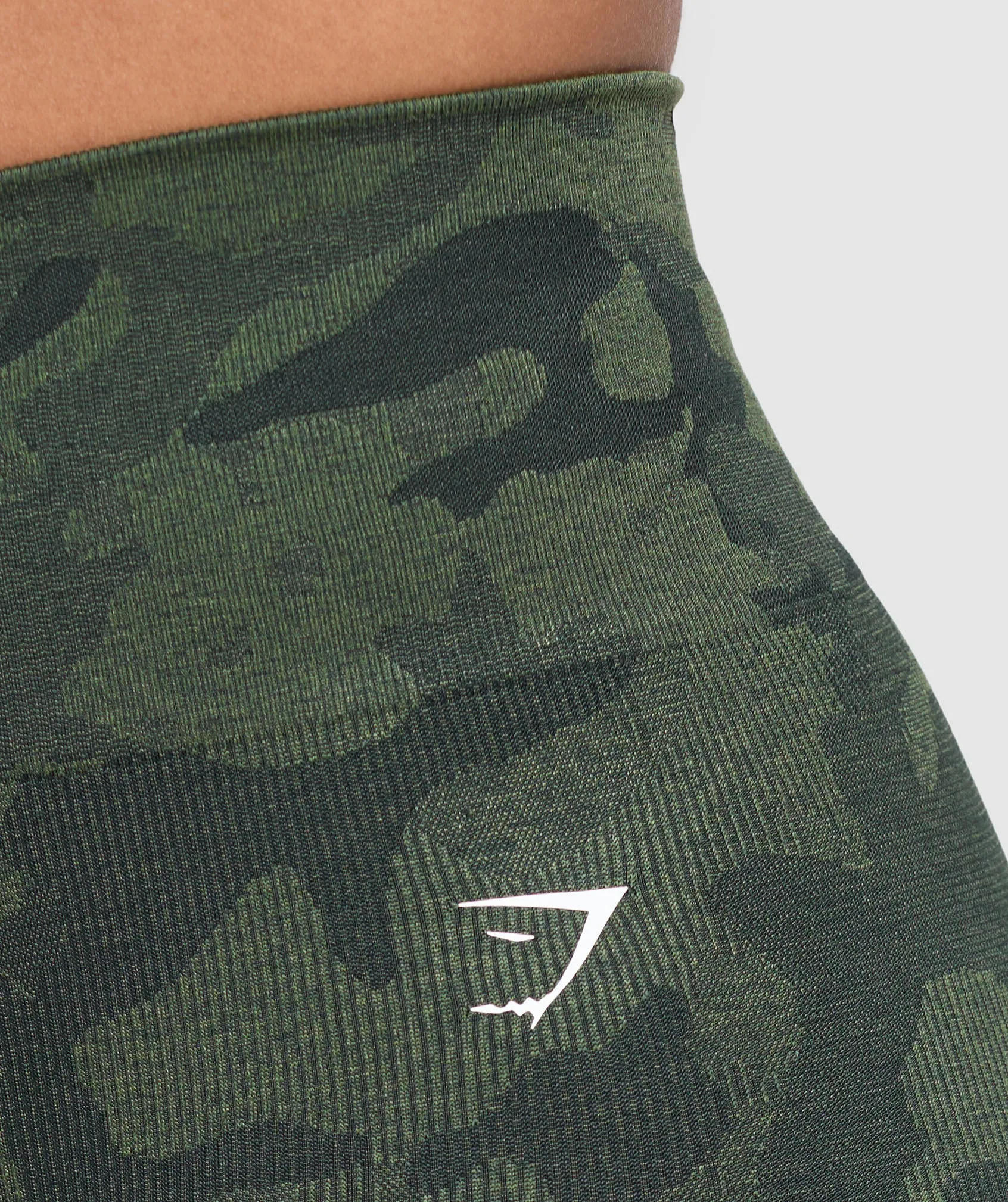 Gymshark Adapt Camo Seamless Shorts - Victory Green/ Force Green sold by Gymshark product image thumbnail 5