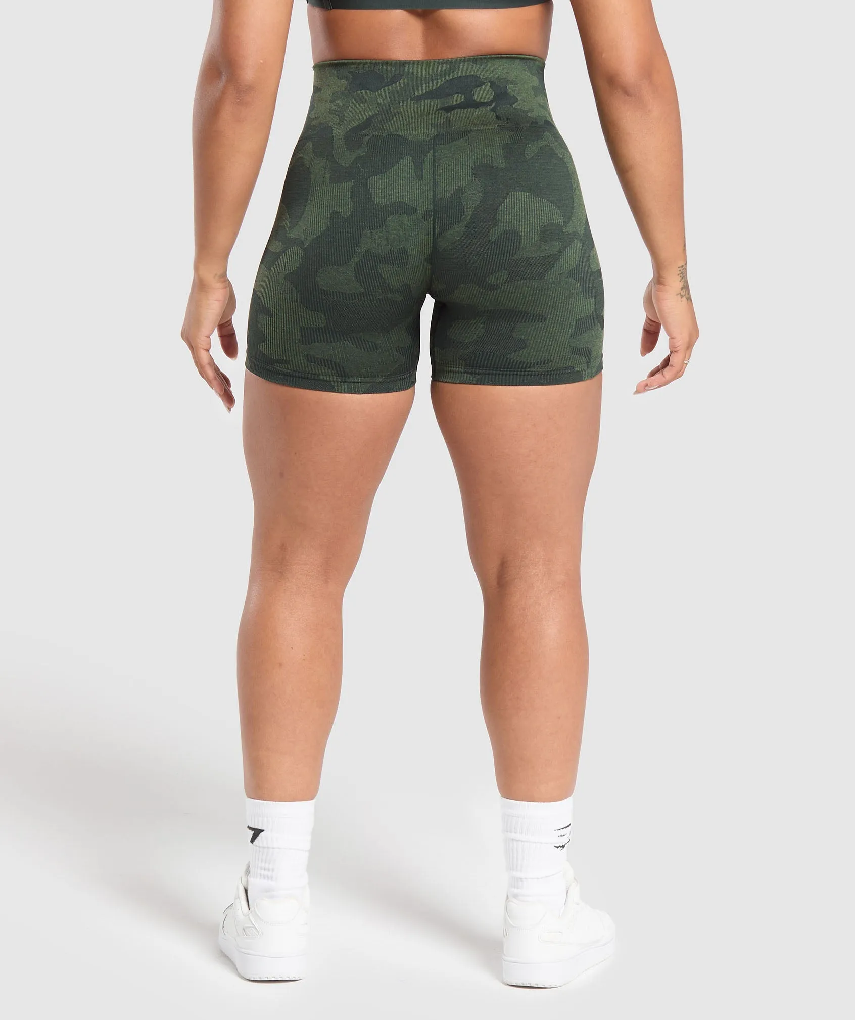 Gymshark Adapt Camo Seamless Shorts - Victory Green/ Force Green sold by Gymshark product image thumbnail 2