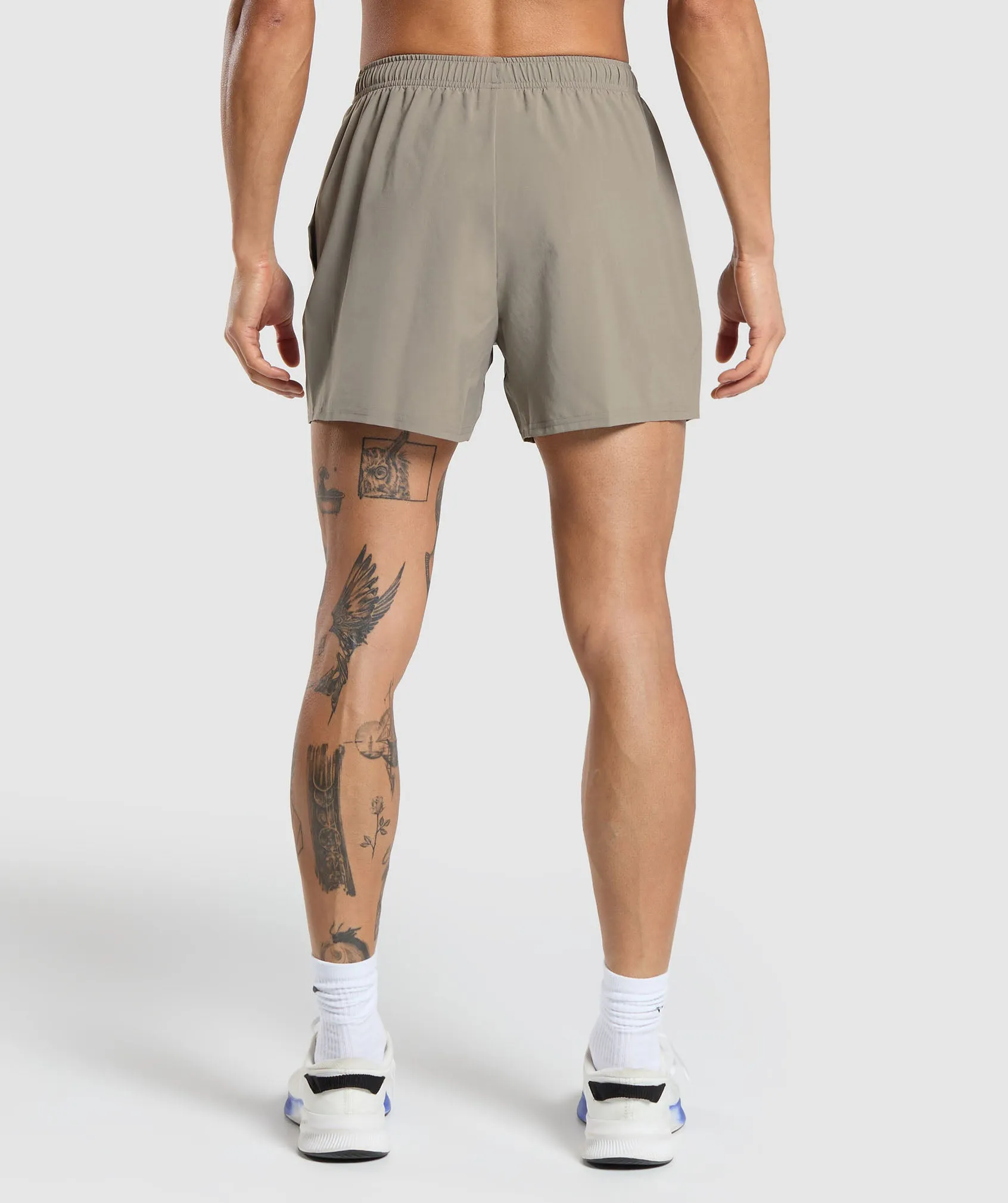 Gymshark Arrival 5" Shorts - Linen Brown sold by Gymshark product image thumbnail 2
